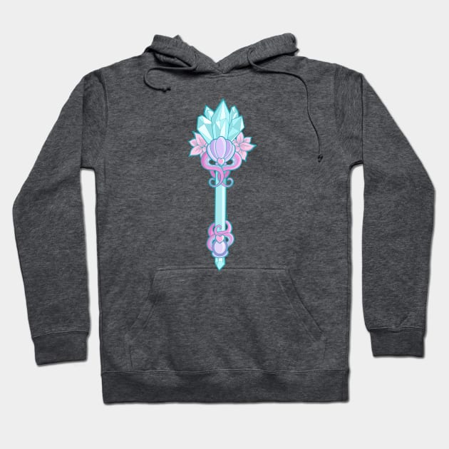 Mermaid Magical Wand Hoodie by MailoniKat